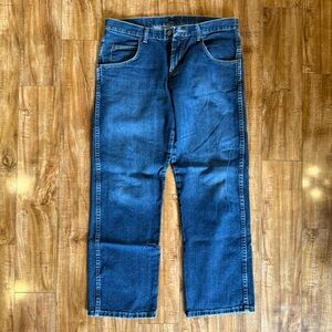 WRANGLER Men’s Blue Straight Leg Denim Jeans Size 33x30